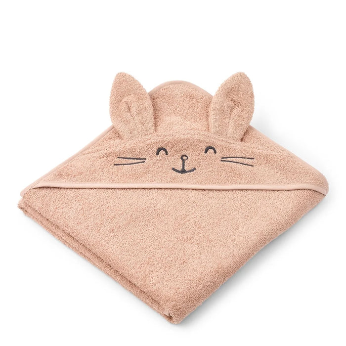 Liewood - Augusta hooded towel - Rabbit Tuscany Rose