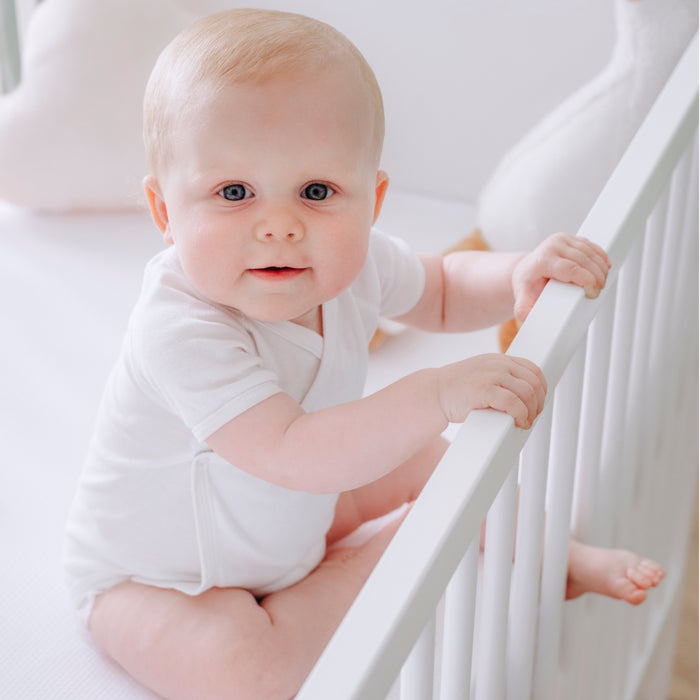 ZZZOO - airgosafe hoeslaken Wit -  babybed 60x120 cm