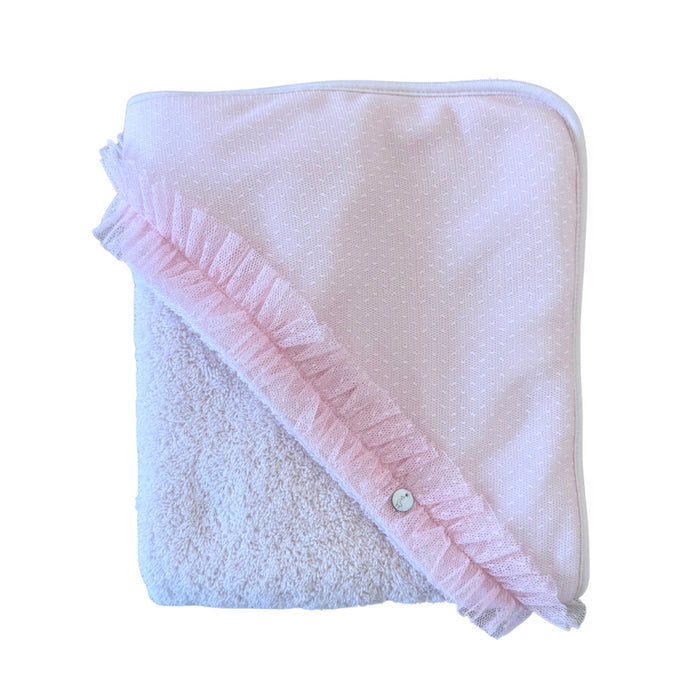Baby Gi - Badcape - Peach pink (80*80cm)
