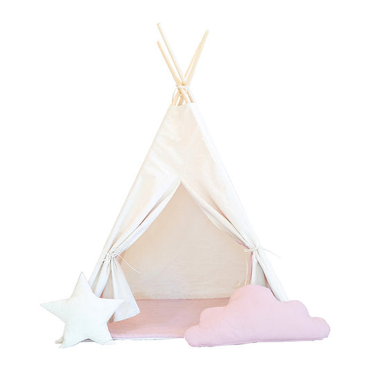 Moje - Moje. Tipi tent Ice Cream (roze/beige)