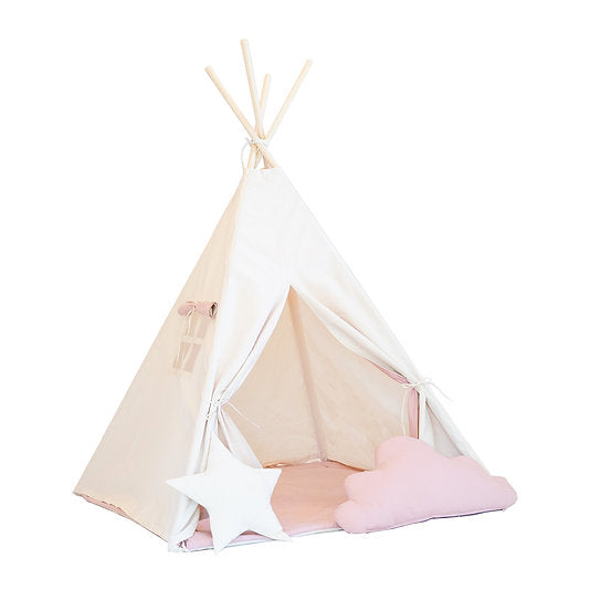 Moje - Moje. Tipi tent Ice Cream (roze/beige)