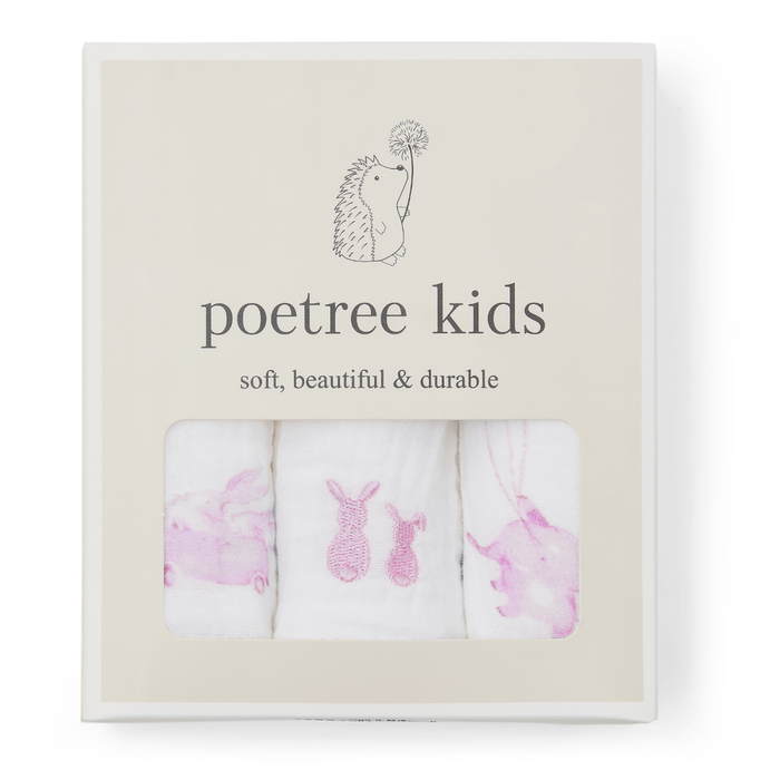 Poetree - Tetra doekjes Pink Dreams