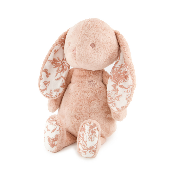 Tartine et Chocolat - Augustin, le lapin - LAPIN 25CM Toile de jouy rose