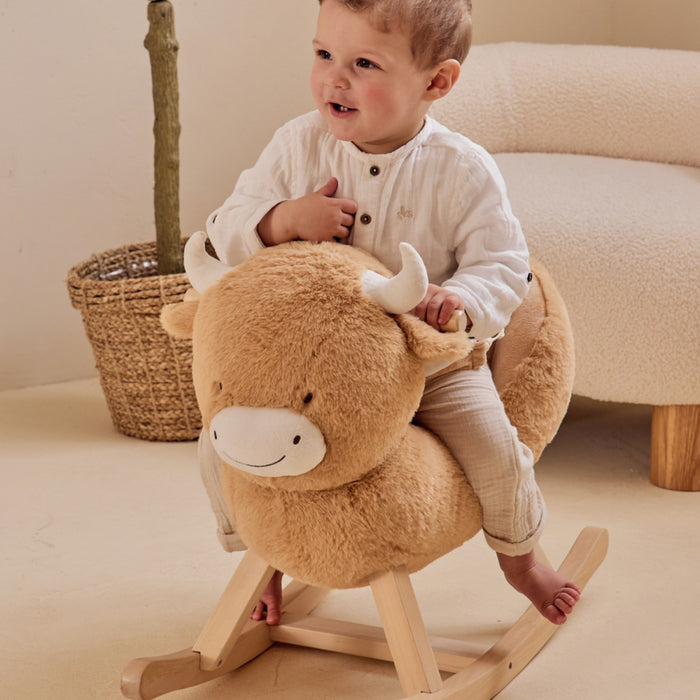 Noukies - F&O Schommeldier - Fluffy - Beige