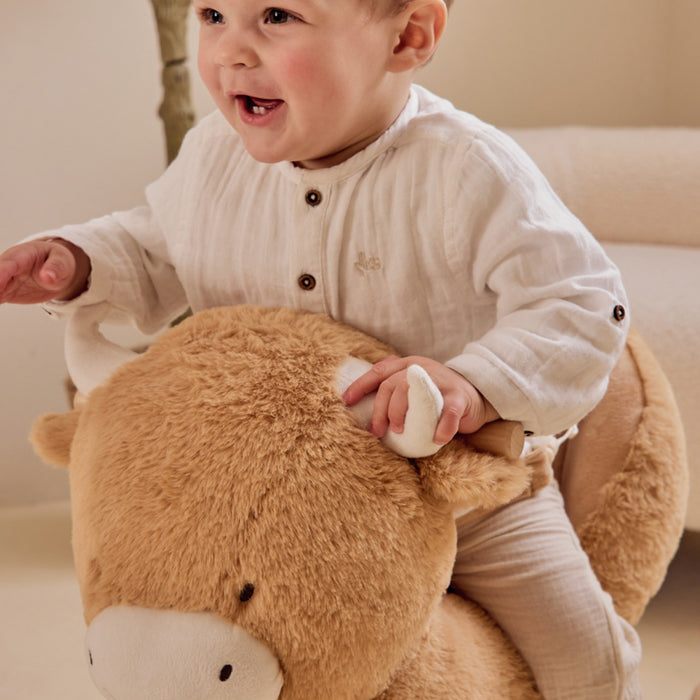 Noukies - F&O Schommeldier - Fluffy - Beige