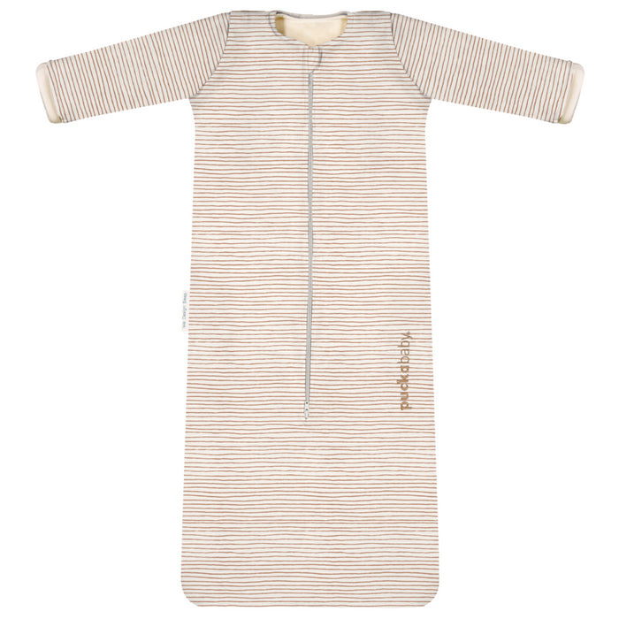 Puckababy The Bag 4 Seasons - 6 M/2.5 Y | 100 CM  - Brown stripes