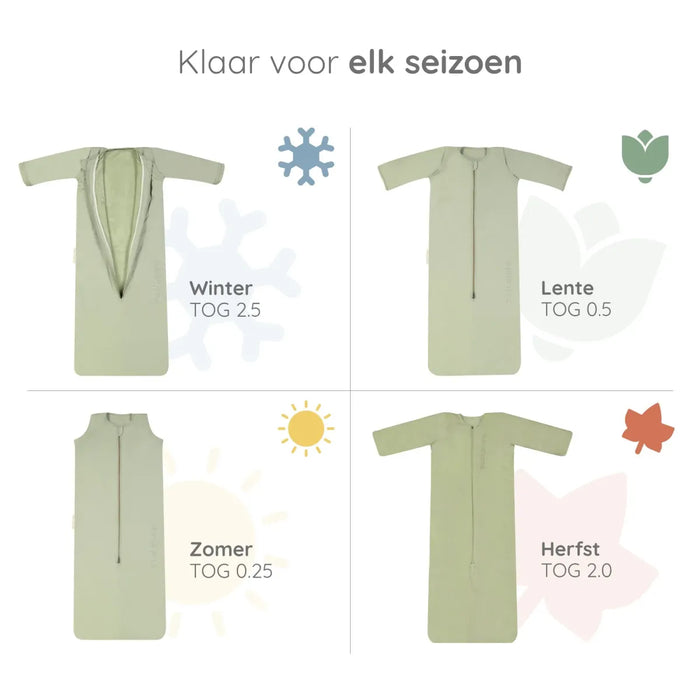 Puckababy The Bag 4 Seasons - 6 M/2.5 Y | 100 CM  - Olive