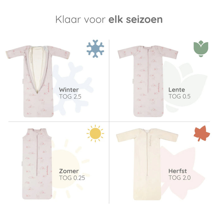 Puckababy The Bag 4 Seasons - 6 M/2.5 Y | 100 CM  - Swans