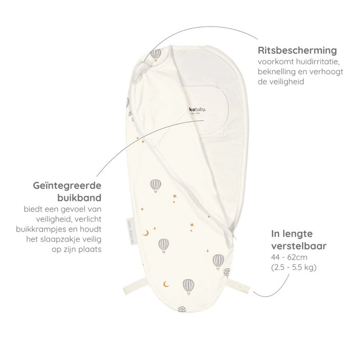 Puckababy Piep 0/3 M Cotton - Balloons