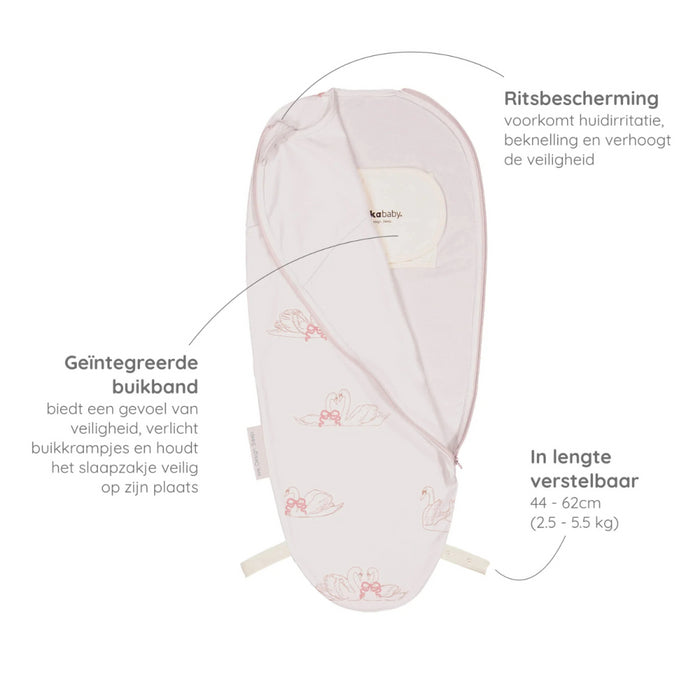 Puckababy Piep 0/3 M Cotton - Swans