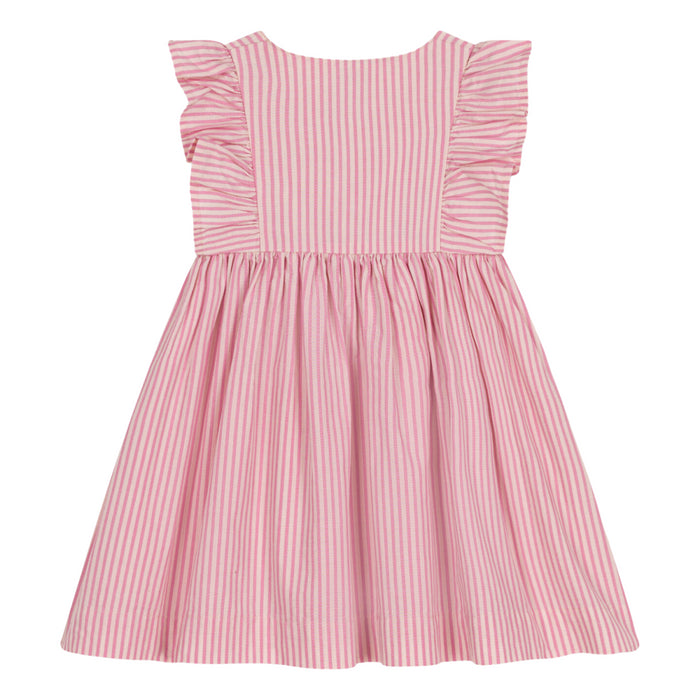 Petit Bateau - Jurk in poplin roze