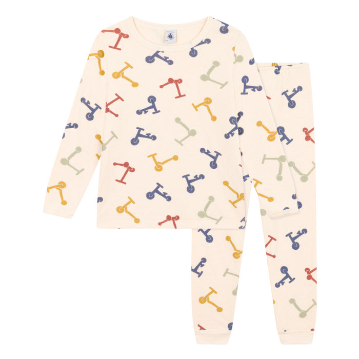 Petit Bateau - Pyjama met fietsjes