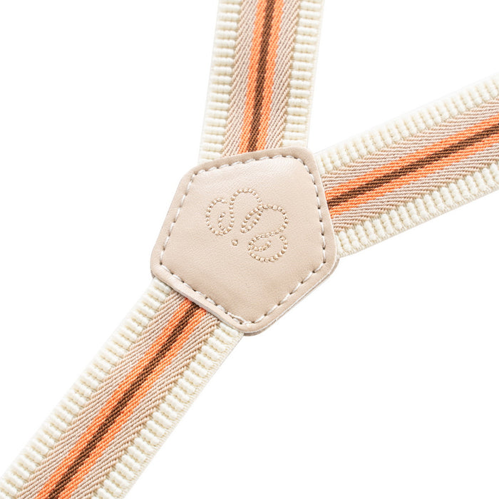 Natini - Bretellen beige/oranje