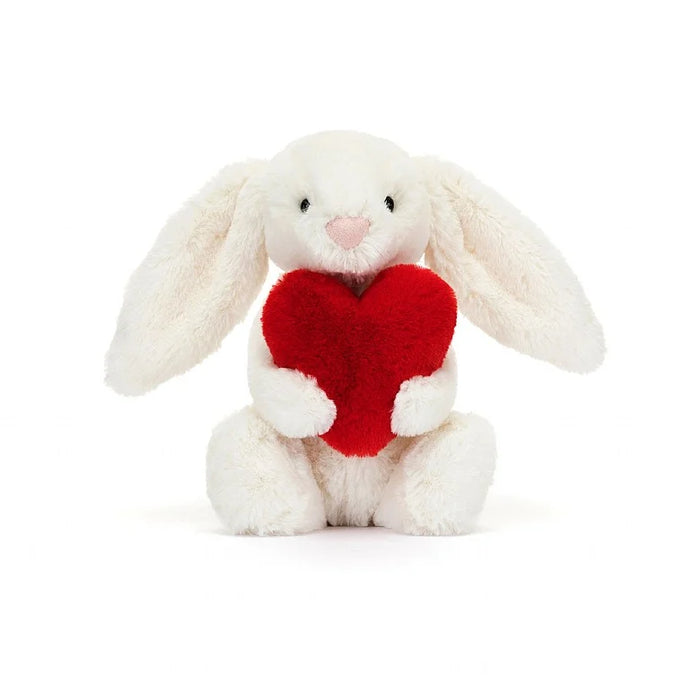 Jellycat - Bashful Red Love Heart Bunny Little