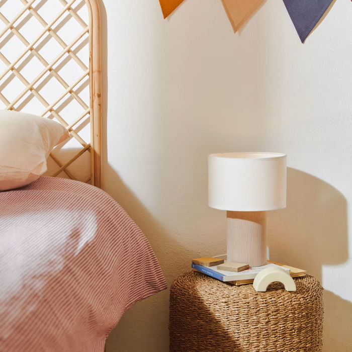 Kave Home - Bianella Corduroy tafellamp in beige