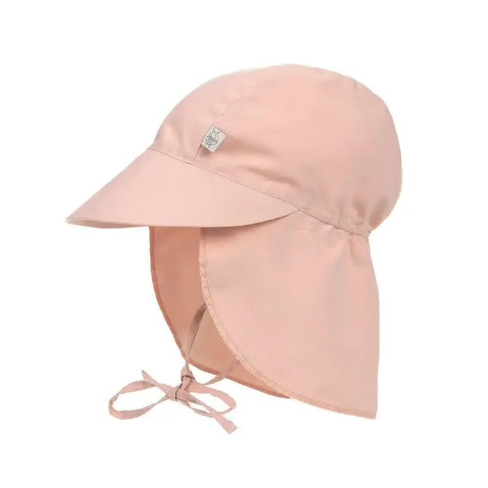 Lassig - UV zonnehoedje met flap roze