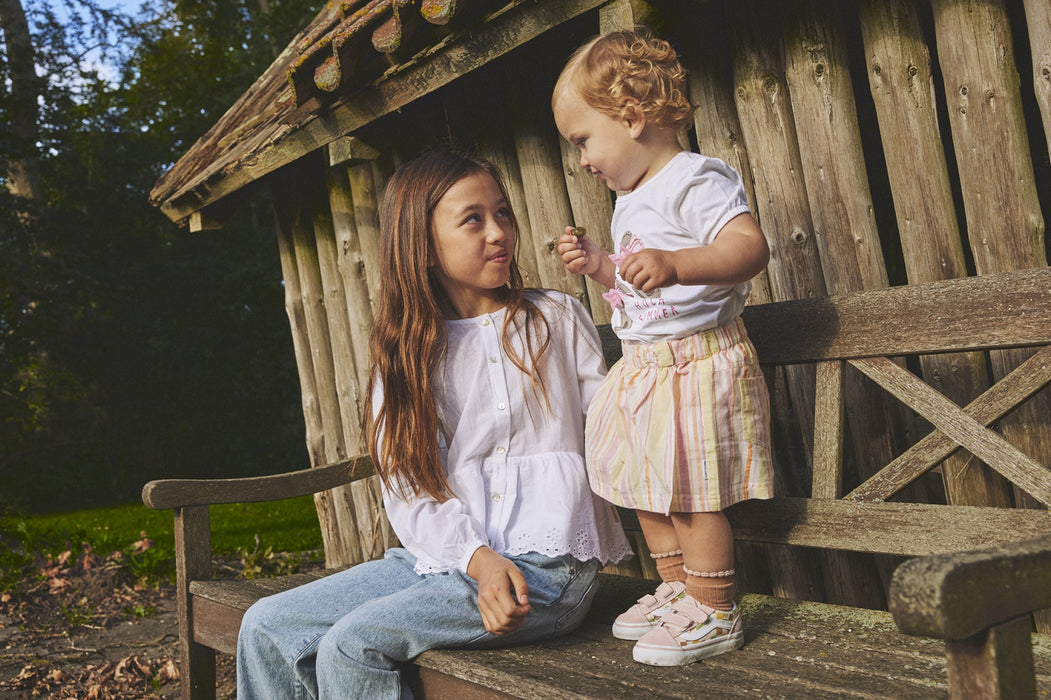 Hust and Claire - Short rokje met streepjes