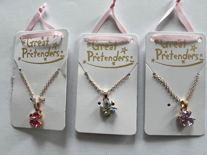 Great Pretenders Butterfly Jewel Necklace assorted