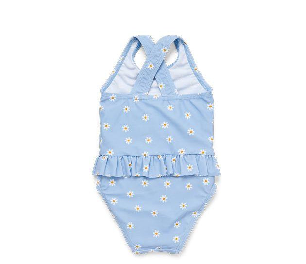 Little Dutch - Swim - Badpak volants Daisies Blue