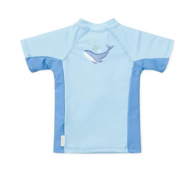 Little Dutch - Swim - Zwem T-shirt korte mouw Blue Whale