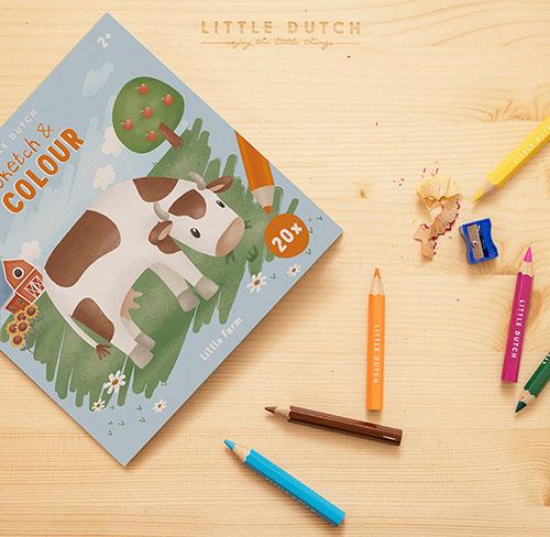 Little Dutch - Sketch en colour - Little farm