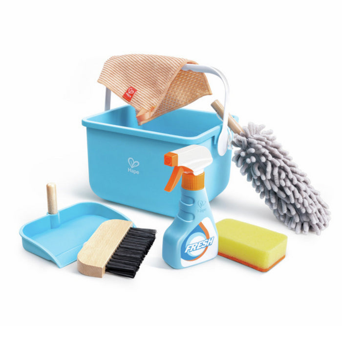 Hape - Clean Up Bucket Set 7 stuks