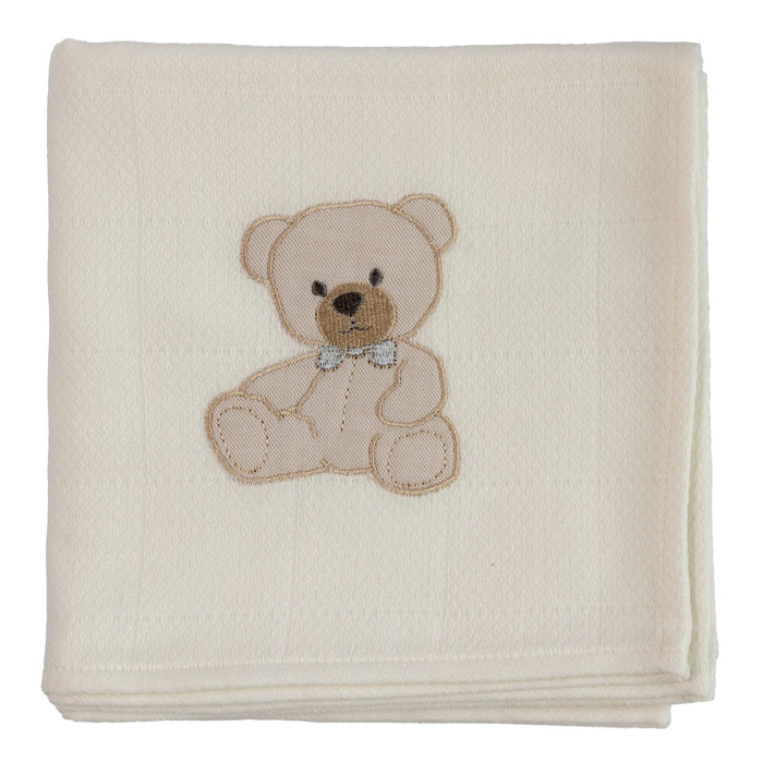 Baby Gi - Hydrofiele doek met beer - Ivoir