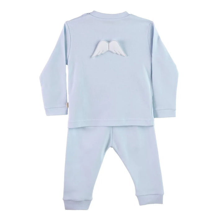 Baby Gi - 2 delige pyjama met vleugels - Blauw