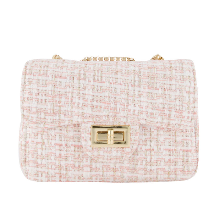 Prinsessefin - Handtas plaid Pink/Gold S