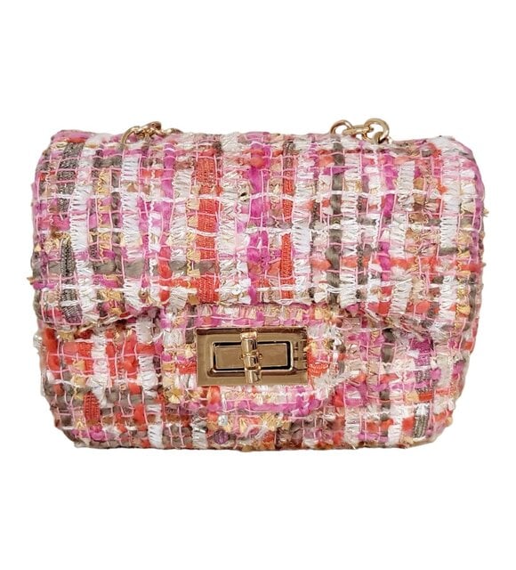 Prinsessefin - Handtas Tweed Rose /S