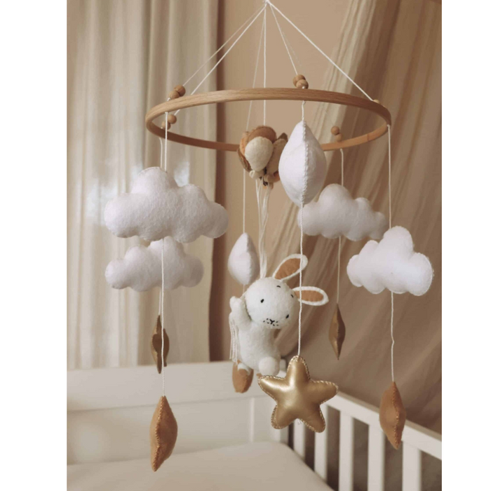 Little Loua - Handmade Bunny Baby Mobile