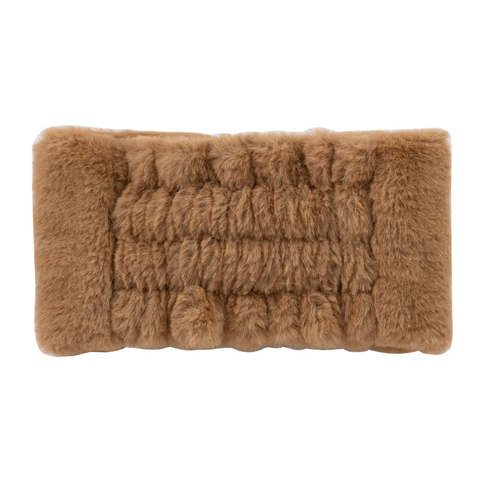 Natini - Haarband Fur Bow Beige