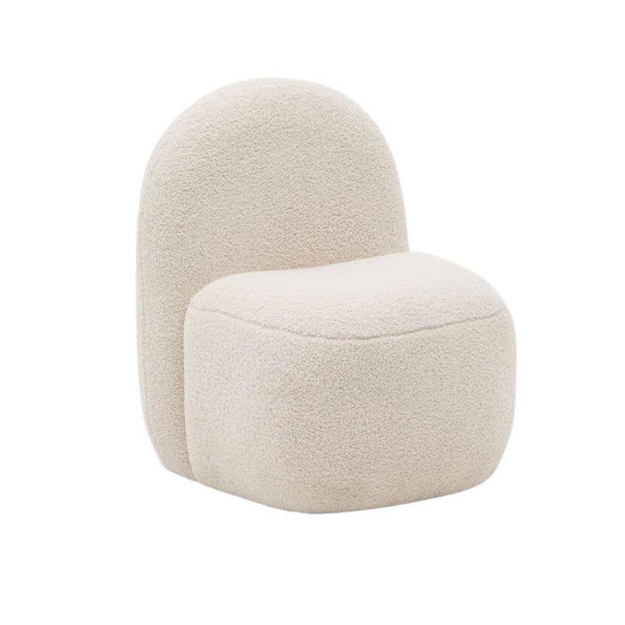 Kace Home - Kinderzetel in wit bouclé