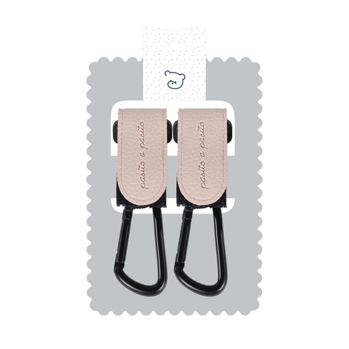 Pasito a Pasito - Set of 2 Stroller Hook Icon Rose