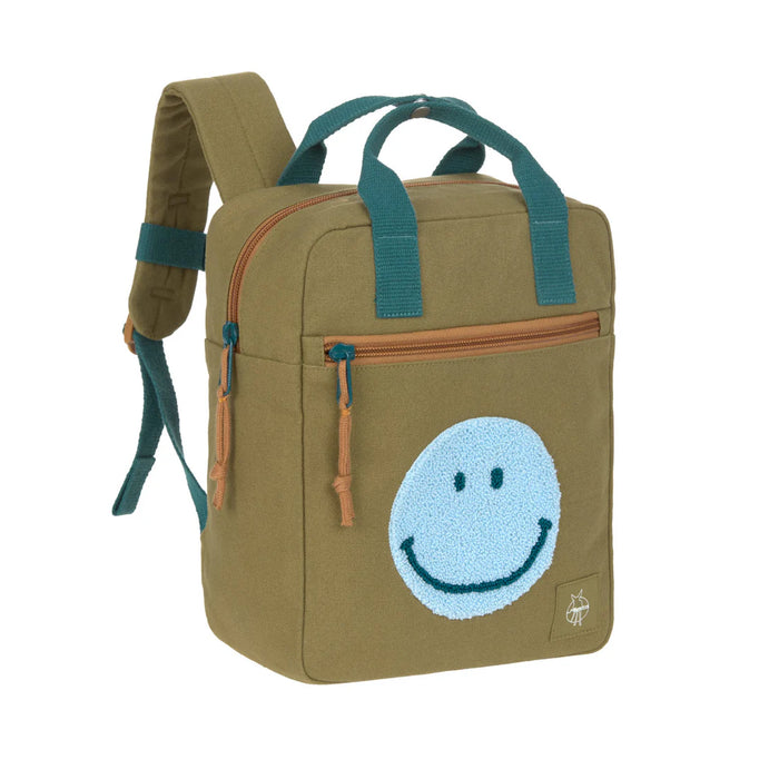 Lassig - Little One & Me Square Backpack Small Gots olive