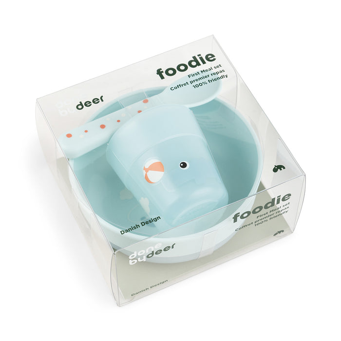 Done by Deer - Foodie first meal set Playground Blue