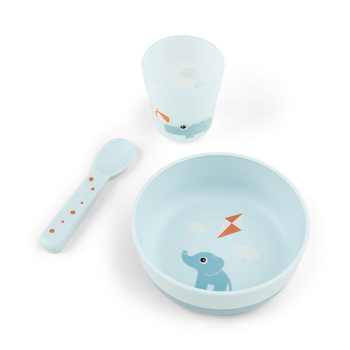 Done by Deer - Foodie first meal set Playground Blue