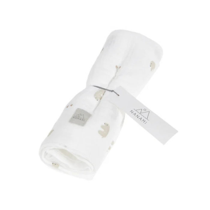 Nanami - Luierdoek 65 x 65 cm | ijsbeer