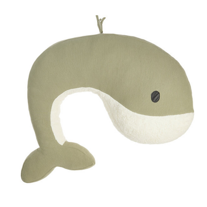 Nanami - Voedingskussen | walvis Momo | eucalyptus