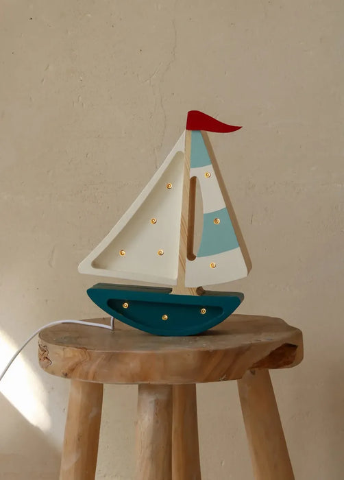 Little Lights - Sailboat Lamp Teal