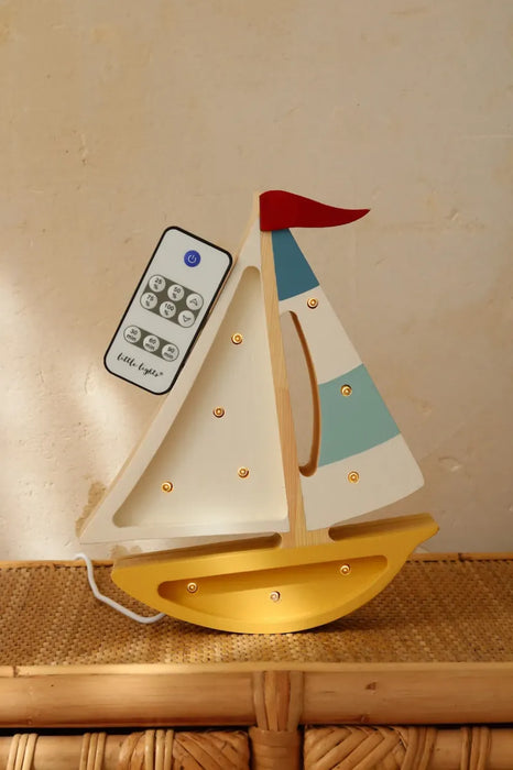 Little Lights - Sailboat Lamp Teal