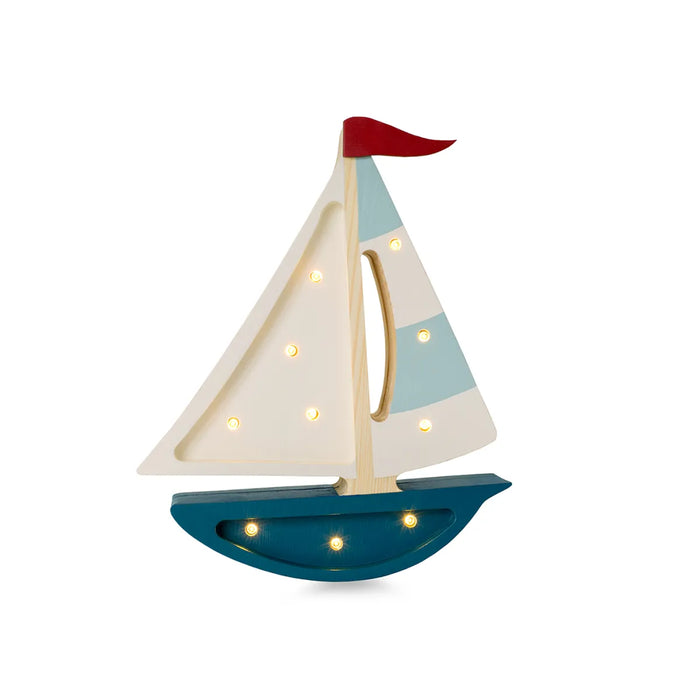 Little Lights - Sailboat Lamp Teal