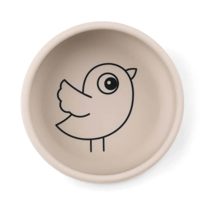 Silicone first meal set - Birdee - Sand