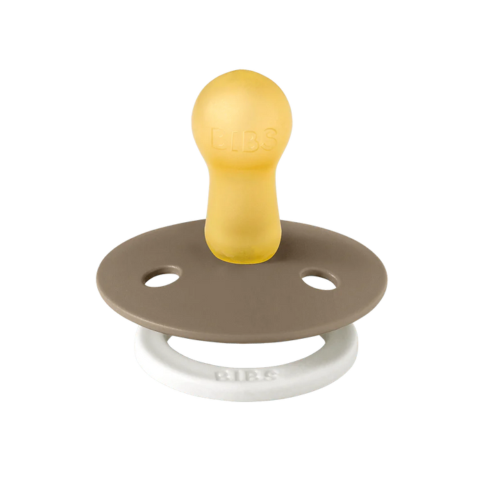 Bibs - Fopspeen Blister Baby Vanilla/Dark oak 6-18 mnd