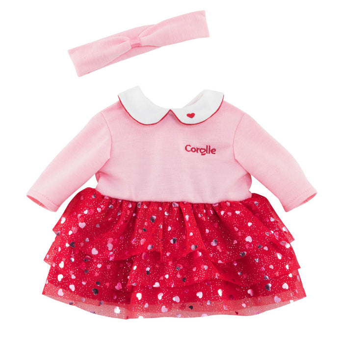 Corolle - Mon Premier Poupon Hartjes Jurk en Hoofdband, 30cm