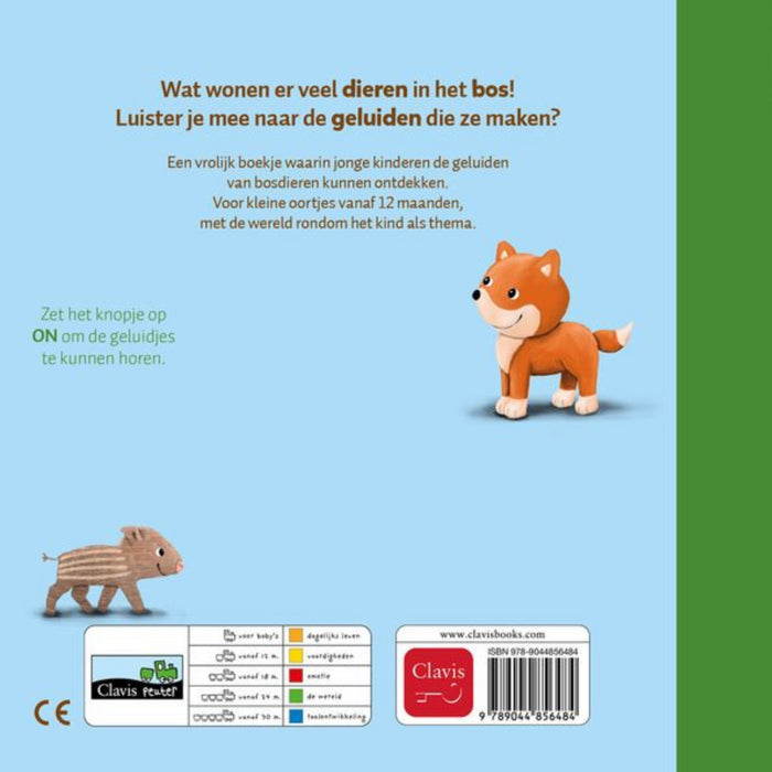 Clavis - Geluidenboekje Bosdieren