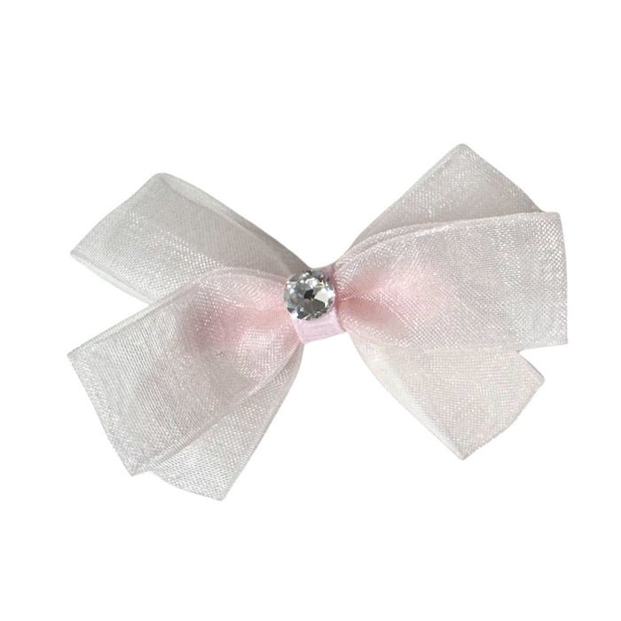 Prinsessefin - Haarspeldje met Swarovski diamant, Patrizia Icy Pink