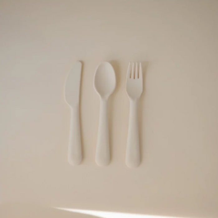 Mushie - Cutlery set - Ivory