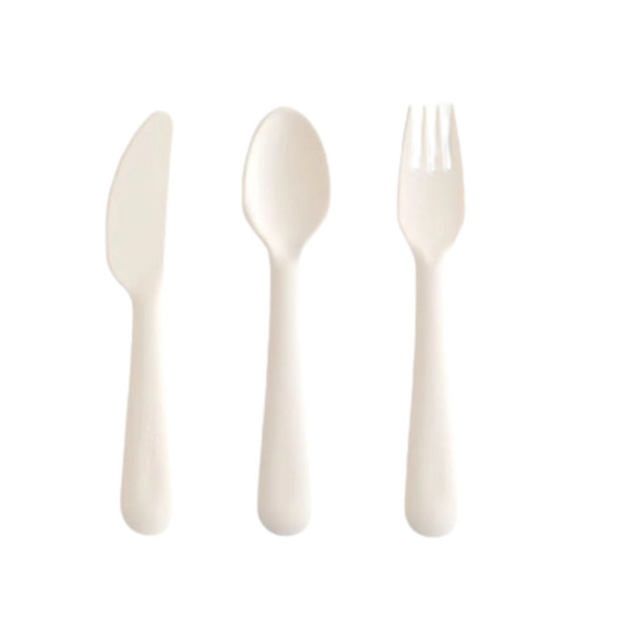 Mushie - Cutlery set - Ivory