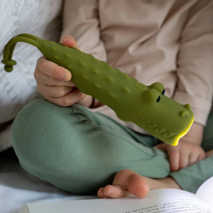 Rabbit&Friends - 52-0080- Crocodile Silicone Zaklamp